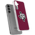 Texas A&M University Black Logo Galaxy S24 Plus Clear Case